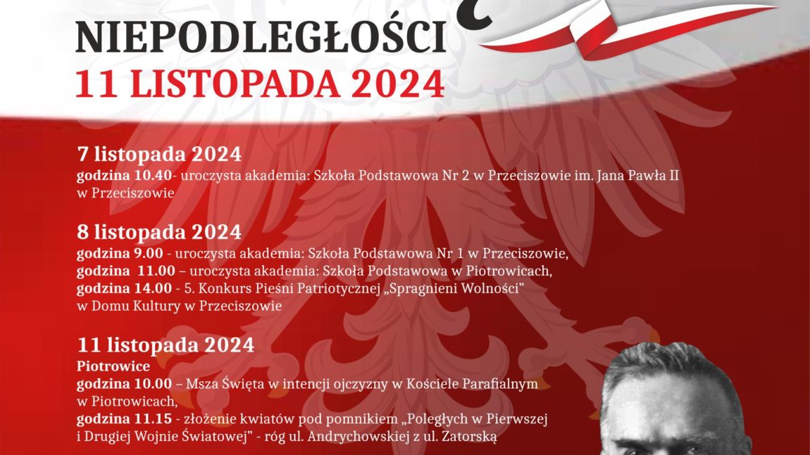 NARODOWE ŚWIĘTO NIEPODLEGŁOŚCI W GMINIE PRZECISZÓW